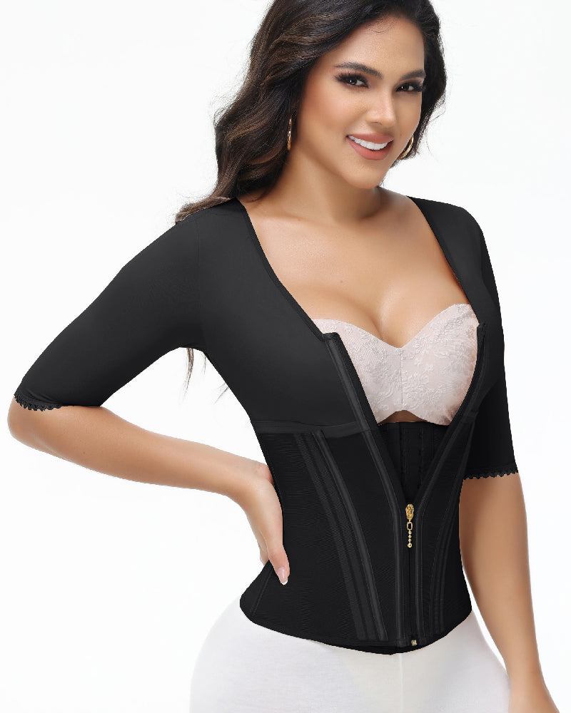 Shapshe® Fajas Colombianas V Ausschnitt Korsett Shapewear Top