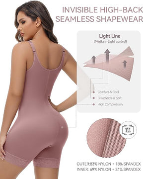 Shapshe® Bauchkontrolle offene Brust Po-Lifter-Bodys Shapewear