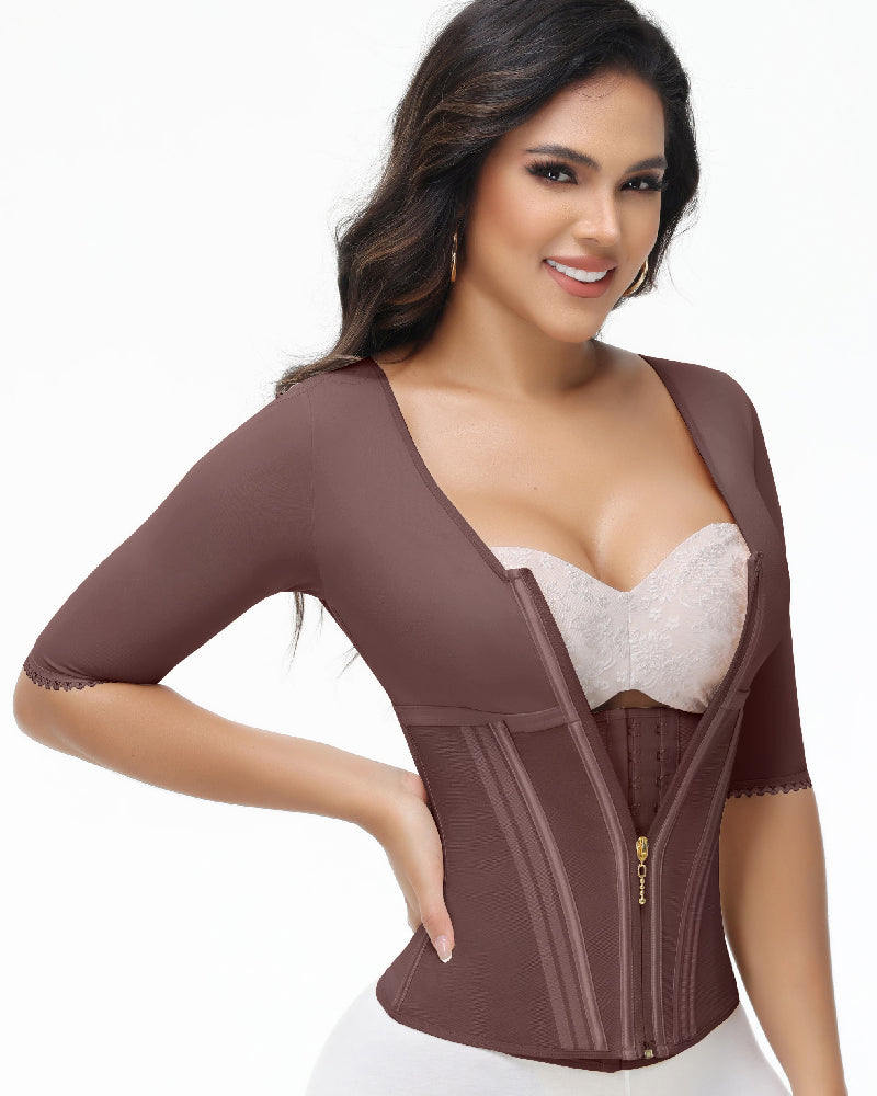 Shapshe® Fajas Colombianas V Ausschnitt Korsett Shapewear Top