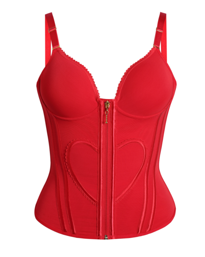 Shapshe® Fajas Colombianas Liebe Muster Korsett Top Bauchstraffung Taille Trainer