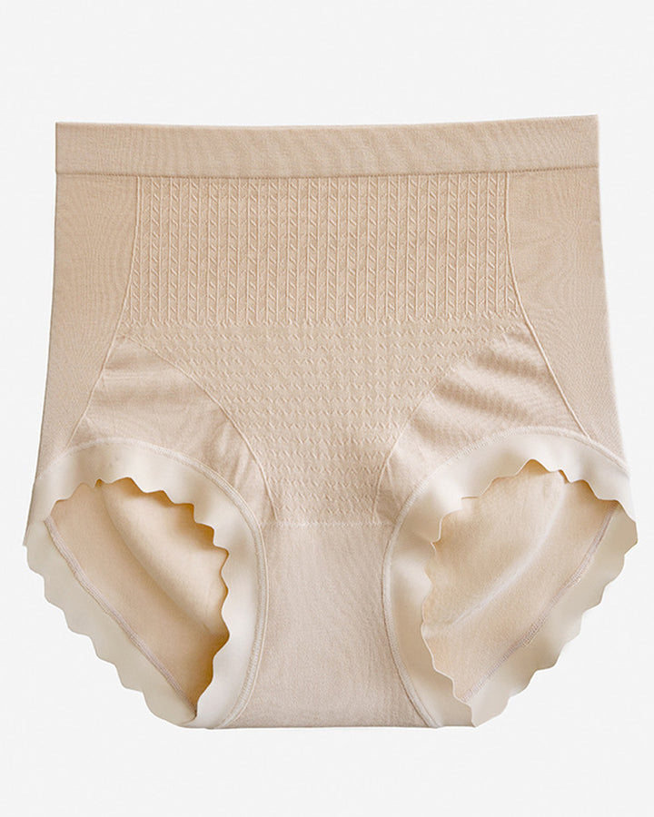 Damen hoher Taille Antibakteriell im Schritt Slips Stretch Vollständiger Abdeckung Unterwäsche