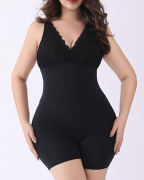 Rückenfreie Push-Up BH Bauchweg Offenem Schritt Shapewear Mit Abnehmbaren Po-Polstern