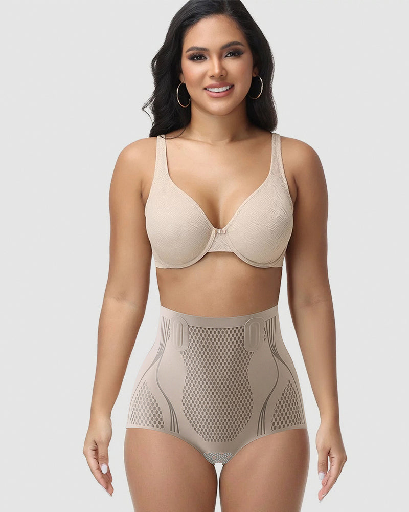 Slimming High Waist Tummy Control Butt Lifting Graphene Fiber Magic Shapewear Panties