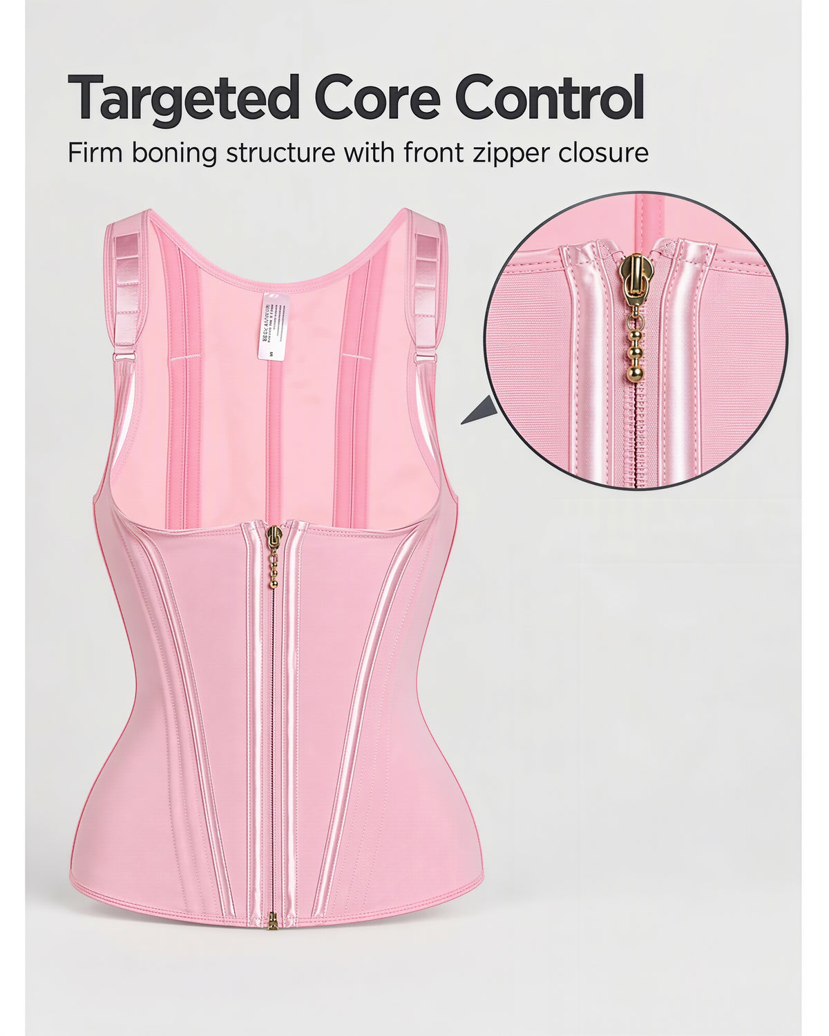 Shapshe® Fajas Steel Boned Tummy Control Waist Trainer