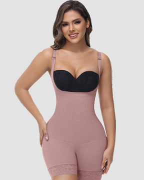 Shapshe® Bauchkontrolle offene Brust Po-Lifter-Bodys Shapewear