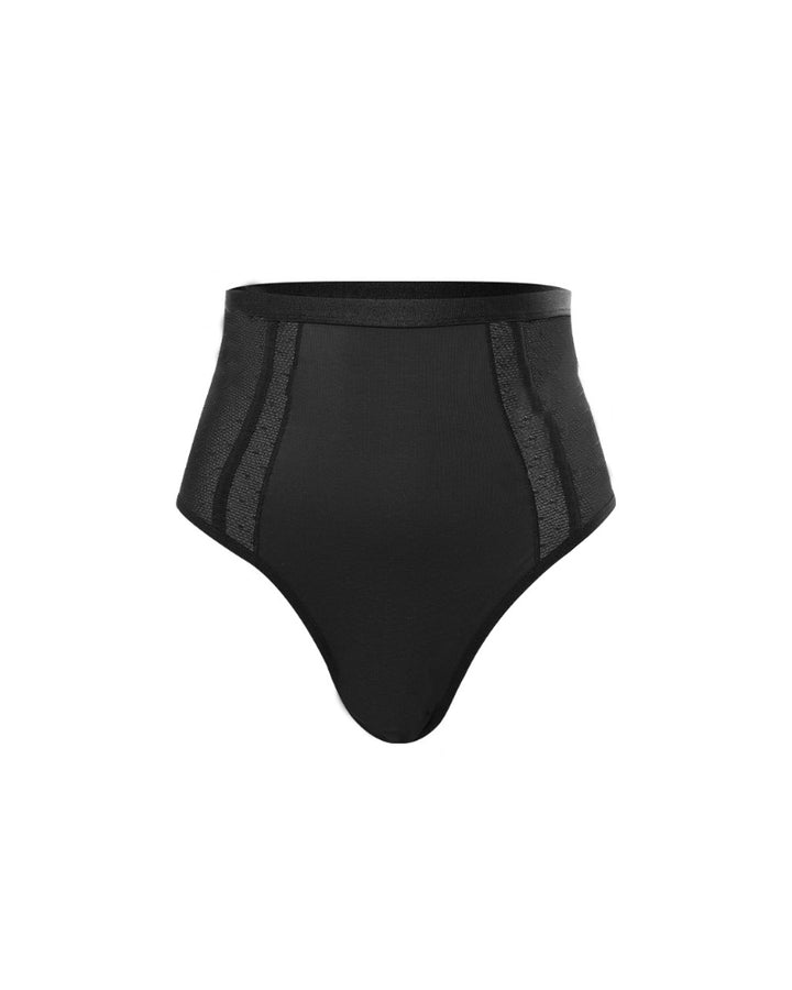 Hohe Taille Mesh Splicing Miederhose Bauchweg Atmungsaktive Shaping Höschen