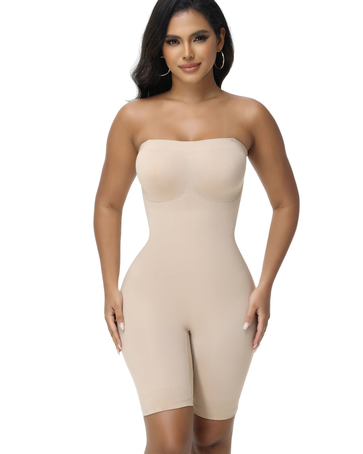 Shapshe® Nahtloser Glatter Shapewear Bodysuit mit Bauchkontrolle im Hourglass Stil