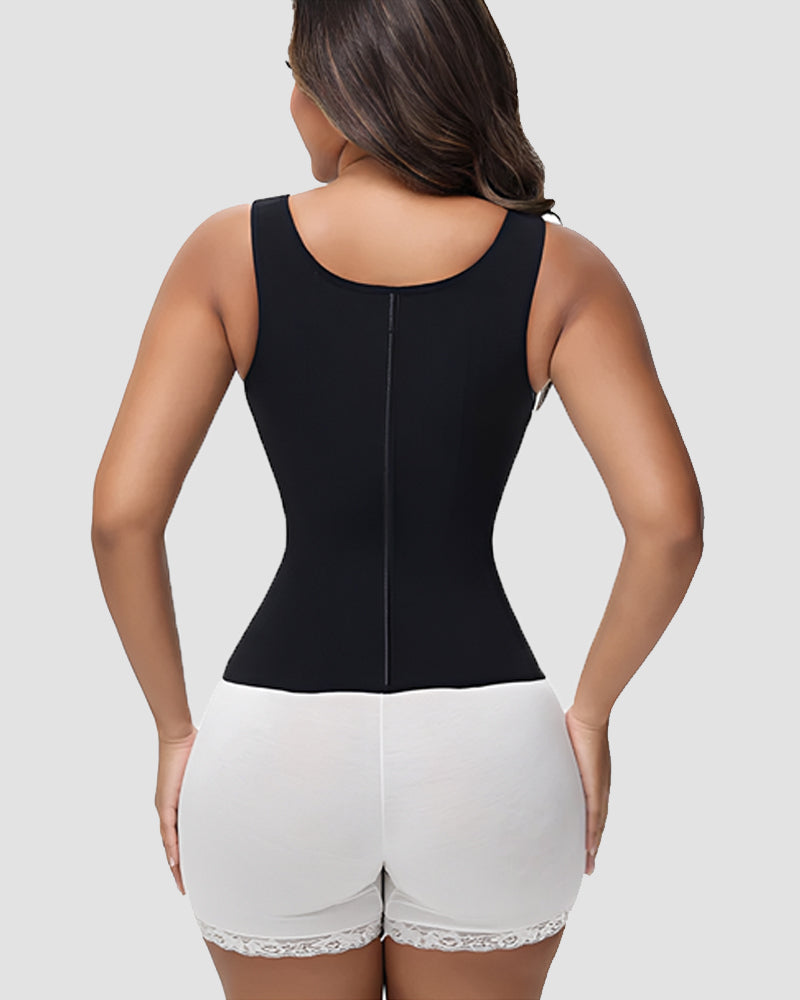 Shapshe® Boned Latex Waist Trainer Vest with Built-in Bra