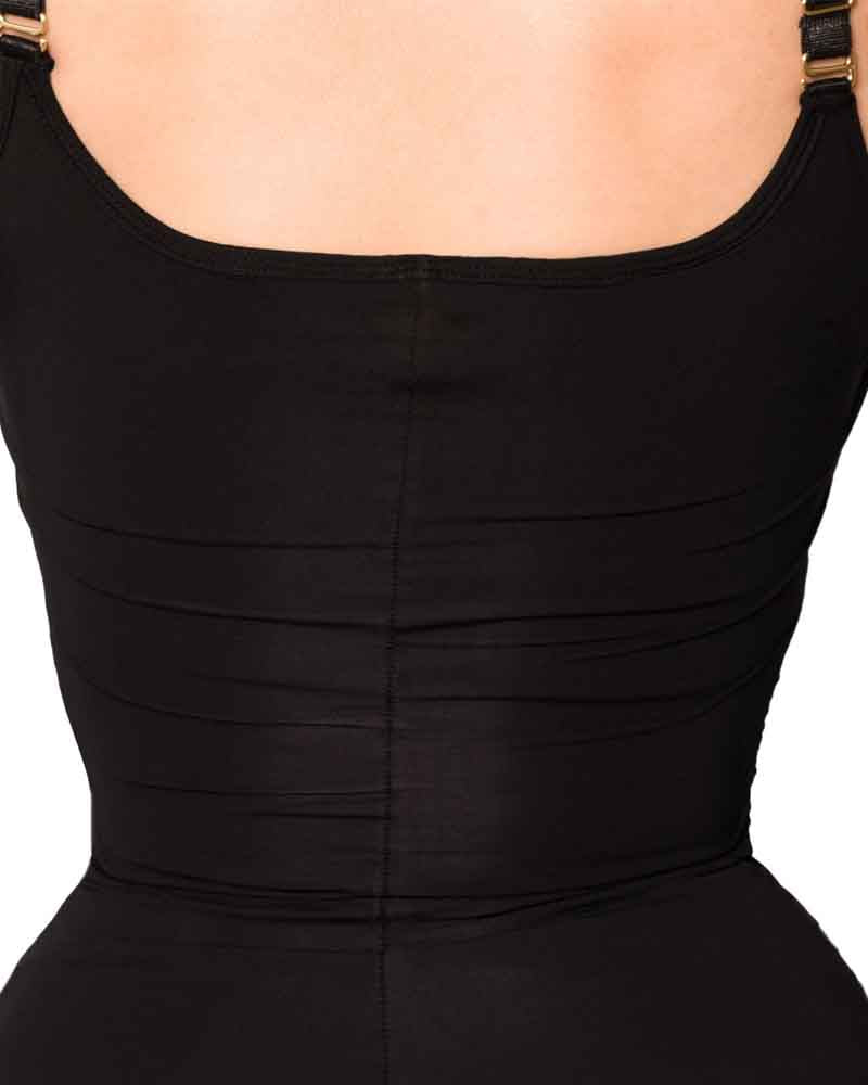 Shapshe® Hoher Taille Falten Shape Badeanzug Einteilig Bauchweg Bademode