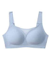 Damen Glatte Minimizer BH Dünner Bügellos Weicher Stützung Bralette