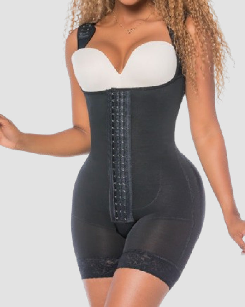 Offene Büste Colombianas Fajas Nach der Operation Po-Heber Bauchkontrolle Shapewear