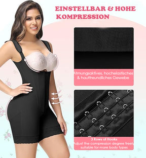 Fajas Colombianas Ganzkörper Bauchweg Po-Lifting Nach Operationen Kompressions Shapewear