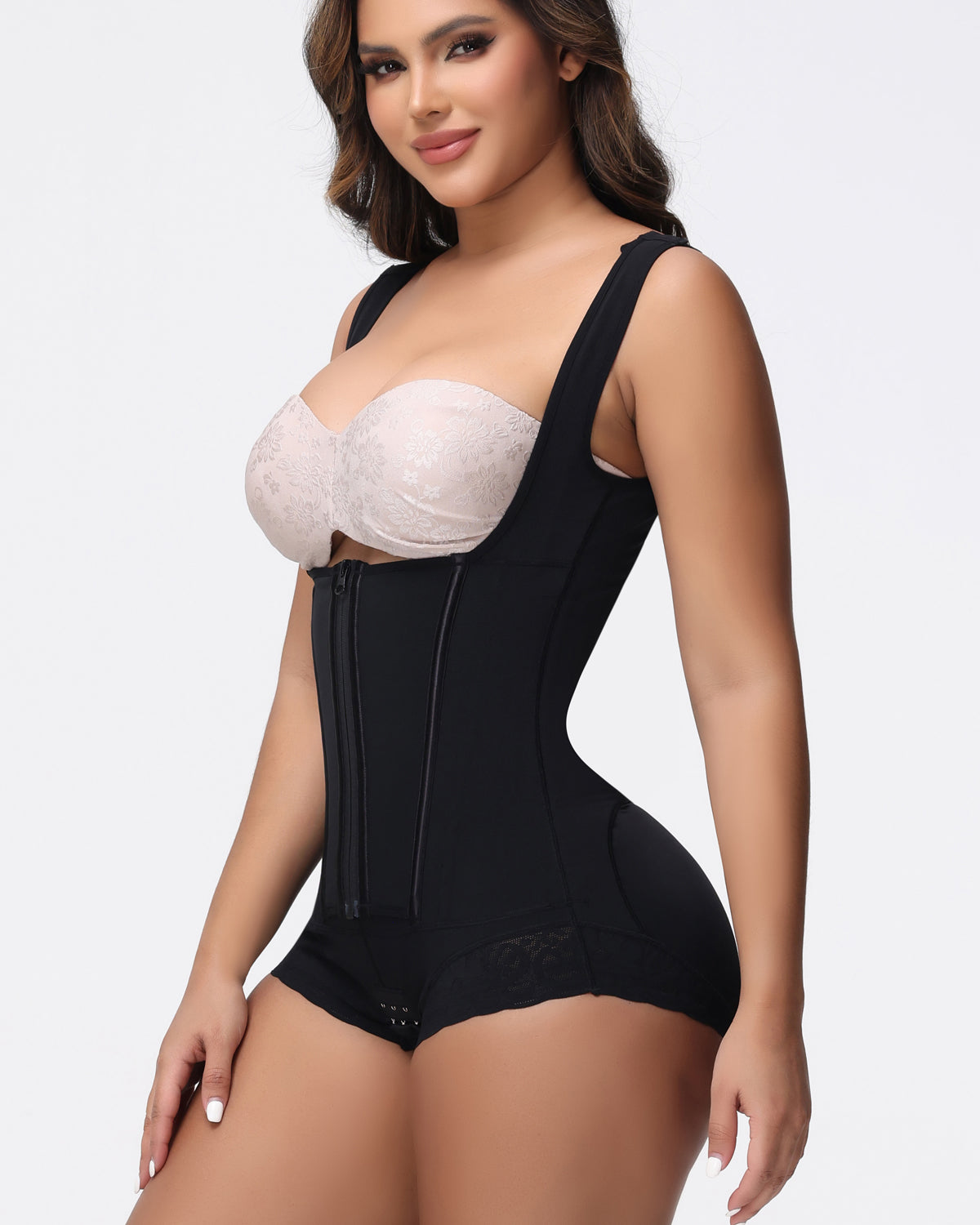 2 in 1 Korsett Shapewear Bauchweg Offene Brust Fajas Colombianas