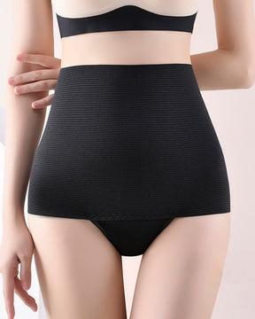 Hoher Taille Nahtloser Shaping Tanga Atmungsaktiv Bauchweg Shapewear Unterwäsche