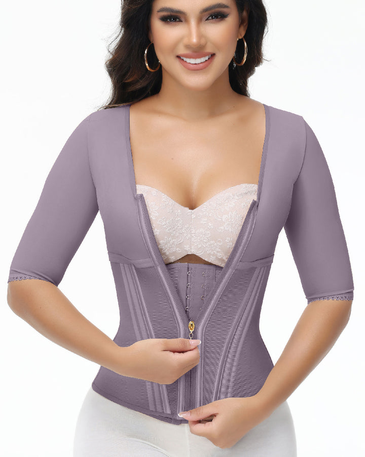 Shapshe® Fajas Colombianas V Ausschnitt Korsett Shapewear Top