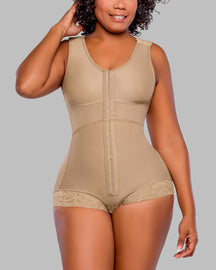 Butt Lifting Shapewear Bodysuit Haken & Öse Bauch Kontrolle Abnehmen Body Shaper