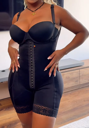 Damen Stage 2 Faja Kolumbianisch BBL Nach Operationen Offene Brust Bauchweg Shapewear (Vorverkauf)