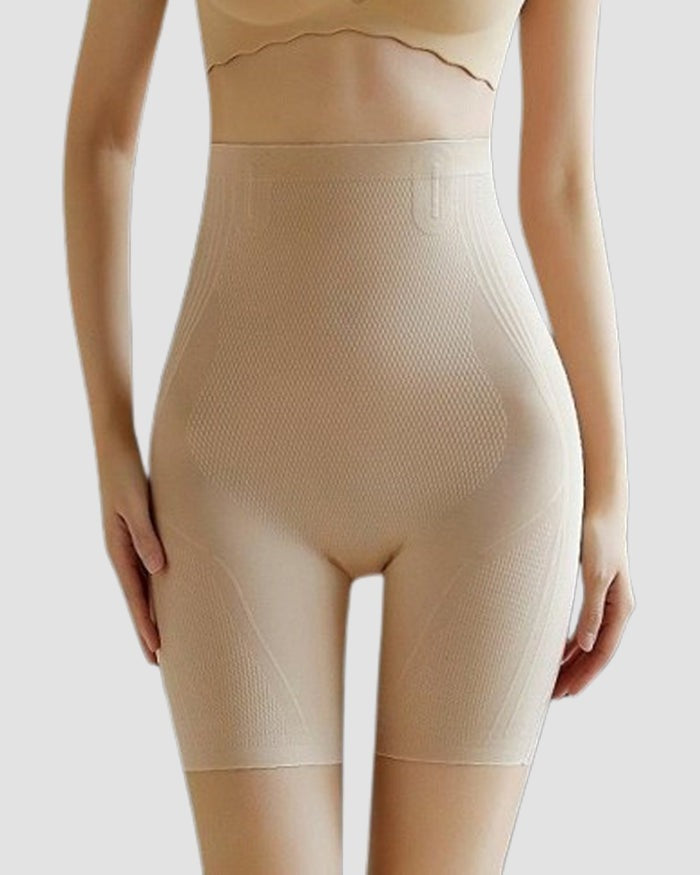 Flüssige Spurlose Hohe Taille Shaping Shorts Elastische Bauchweg Shapewear Unterhose