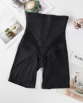 Damen Miederhose Bauchweg Schmale Hohe Taille Oberschenkel Slimmer BBL Shapewear Shorts