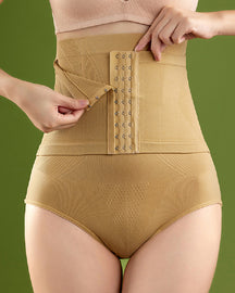 9-reihige Haken Hohe Taille Bauchweg Po-Lift Shapewear Höschen Unterwäsche