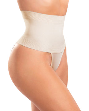 Damen Taillenformung Figurformende Unterwäsche Bauchweg Hohe Taille Shapewear Tanga