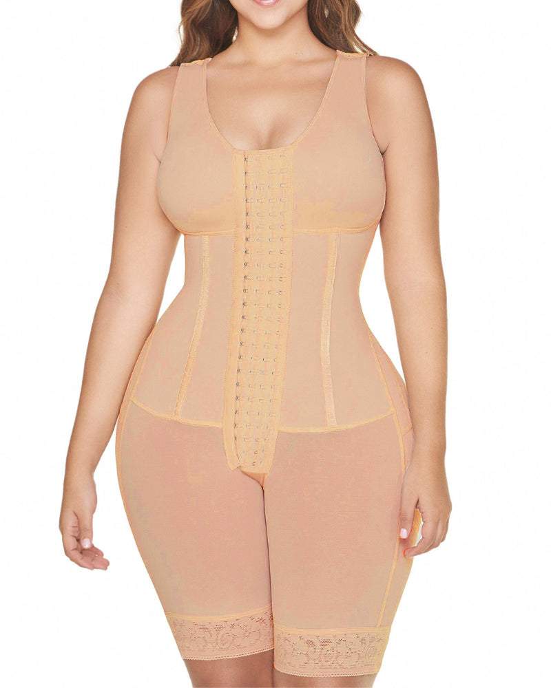 Bauchweg Formende Sanduhr Body Shaper Shapewear Stark Formend