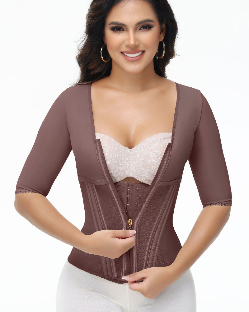 Shapshe® Fajas Colombianas V Ausschnitt Korsett Shapewear Top