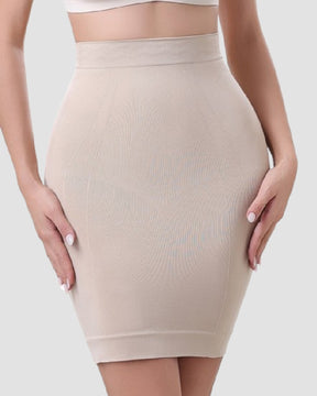 Nahtlose hoher Taille Bauchkontrolle Rutschfeste Hüfthebende Shapewear Rock