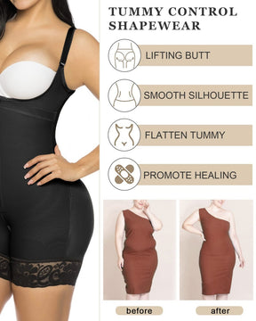 Schlanke Fajas mit Verstellbaren Trägern Bauchkontrolle Po-Lifter Shapewear