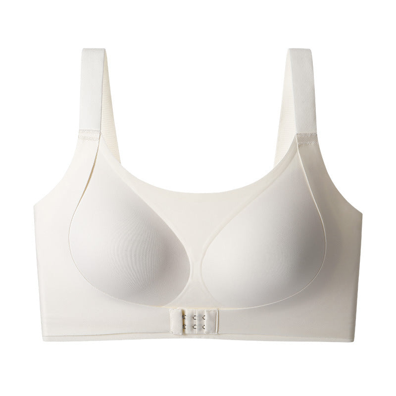 Damen Nahtlose Breite Träger Bügelloses Tube Top Minimizer Vorderverschluss BH