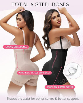 Fajas Colombianas Bauchweg Trägerloser Po-Lifter BBL Shapewear