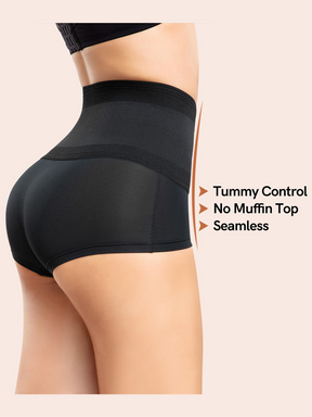 Damen Shapewear Höschen Shorts Flacher Bauch Unsichtbare Hohe Taille Formende Unterwäsche