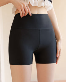 Hohe Taille Shaping Shorts Hüfte Lifting Ice Silk Nahtlose