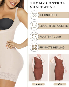 Schlanke Fajas mit Verstellbaren Trägern Bauchkontrolle Po-Lifter Shapewear