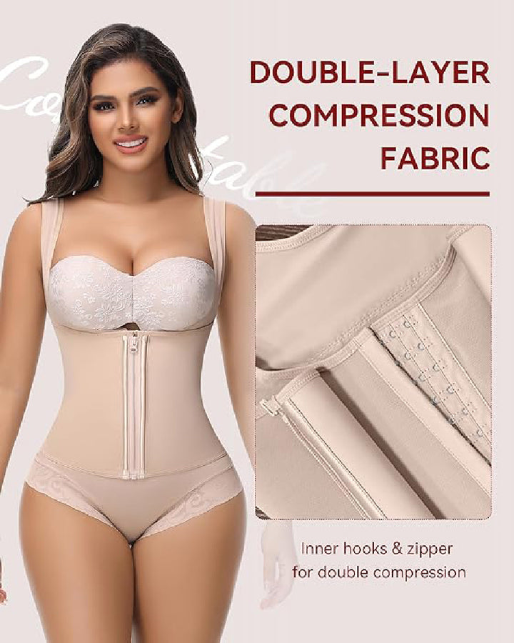 Shapshe® Fajas Colombianas Bauchweg Taille Trainer Offene Brust Shapewear