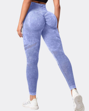 Nahtlose Yogahose mit Hoher Taille und Pfirsichfarbener Fitnesshose zum Anheben der Hüfte