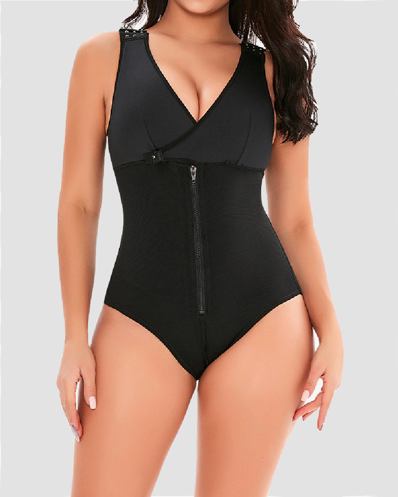 Damen Fajas Verstellbare Still-BH Stark formend Po-Lifter Bauchweg Shapewear