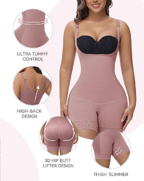 Shapshe® Bauchkontrolle offene Brust Po-Lifter-Bodys Shapewear