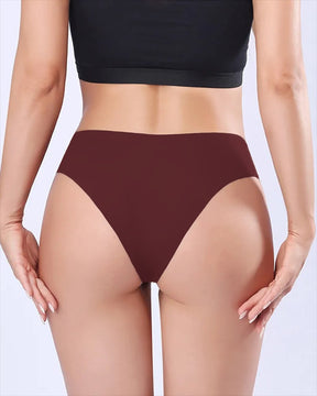 Sexy Eisseide Niedriger Taille Höschen Nahtlose Mehrfarbige Slips Dessous