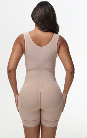 Damen Fajas Colombianas Stage 2 offenem Busen Hoher Kompression Shapewear Body