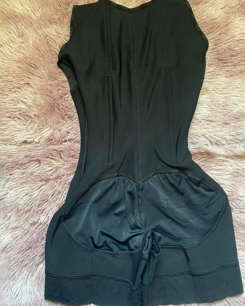 Shapshe® Damen Hochkompressions Offene Büste Nach-Operation Knochen Taillenformer Shapewear