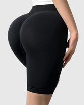 Yoga Shorts Hohe Taille Nahtlose Shorts mit Hüftlifting