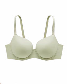 Damen Glatter Spurloser Bügel BH Verstellbarer Dünner Anti-Durchhang Minimizer Bralette