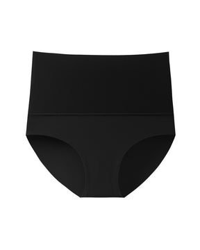 Damen Hoher Taille Eisseide Shape Unterwäsche Bauchweg Nahtlos Figurformender Slips