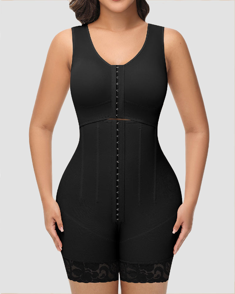 Damen Bauchweg Fajas Colombianas Postpartale Hoch Kompression BBL Korsett Shapewear