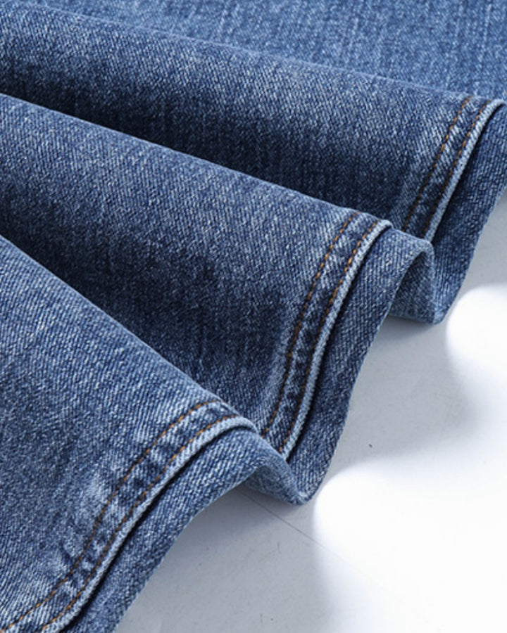 Skinny Jeans mit Verwaschenem Stretch Hüftlifting Jeans