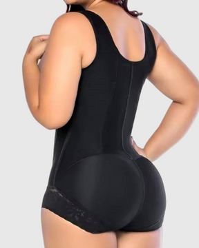 Verbesserte Version 7 Stahlknochen 3-reihiges Knopfkorsett Strumpfhose Bauchformungsgürtel Body Shaper