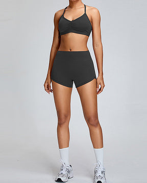 Nahtlose Hüfthebende Sport Yoga Shorts