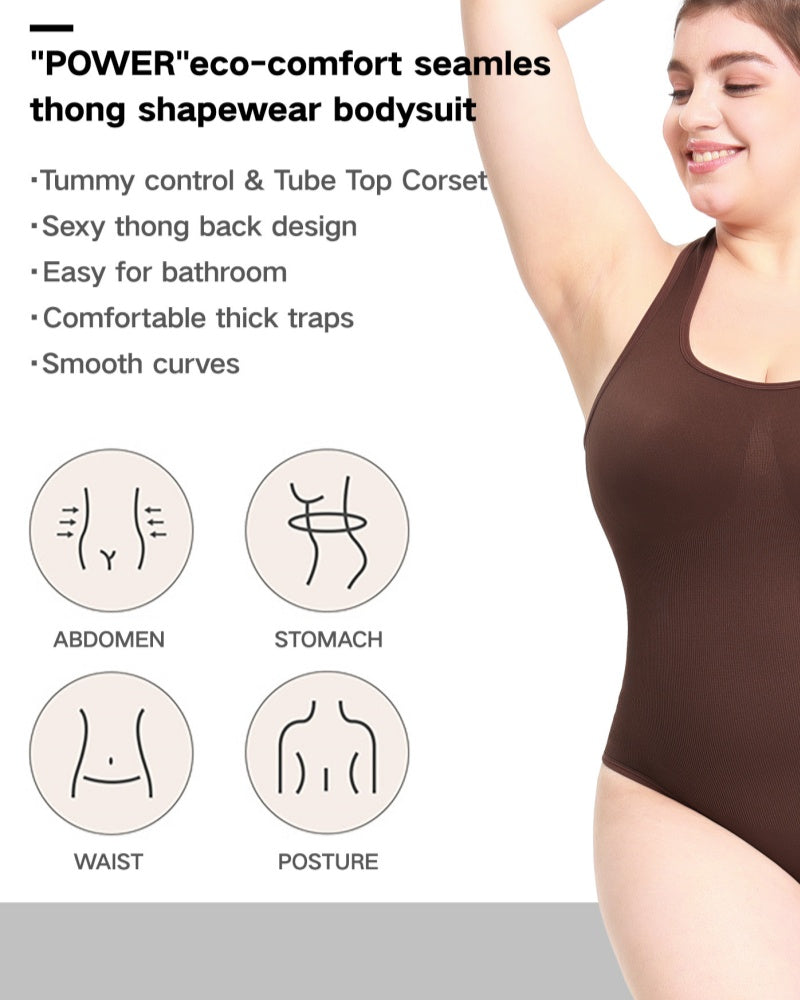 Figurformender Neckholder Tanga Bodysuit