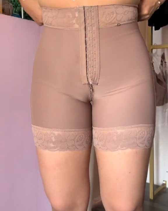 Damen Colombianas Unsichtbare Sanduhr BBL Bauchkontroll Shapewear Shorts